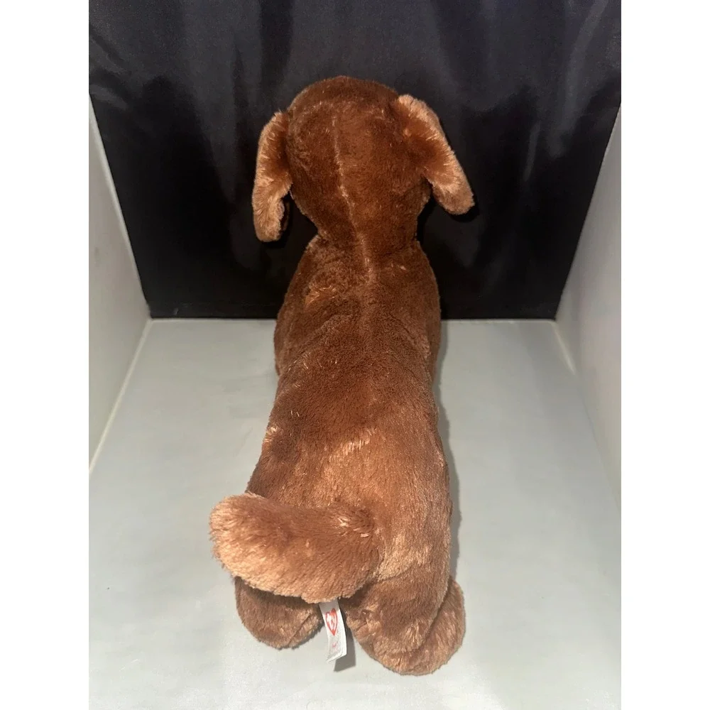 Ty Beanie Buddy Frank the Dachshund Brown Dog Plush Stuffed Animal 14 Inch